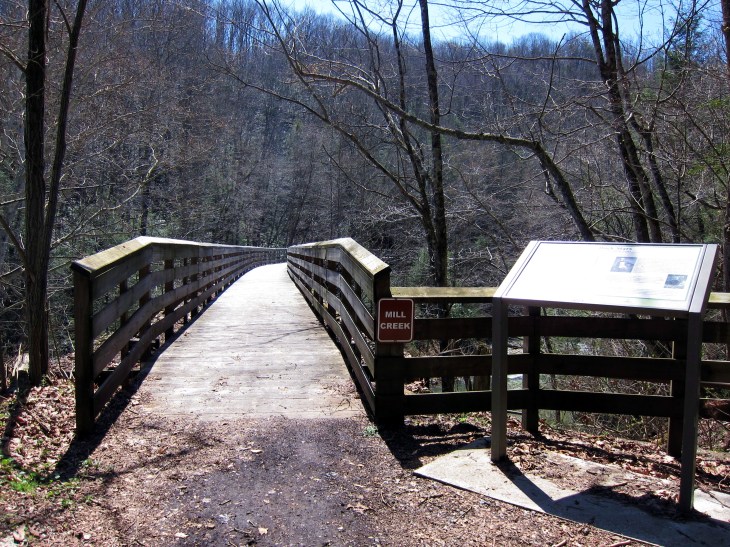 The official start of the trail 